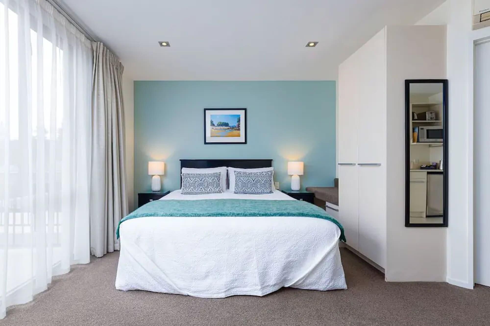 パラッツォ モーター ロッジ ネルソン エクステリア 写真 A bedroom